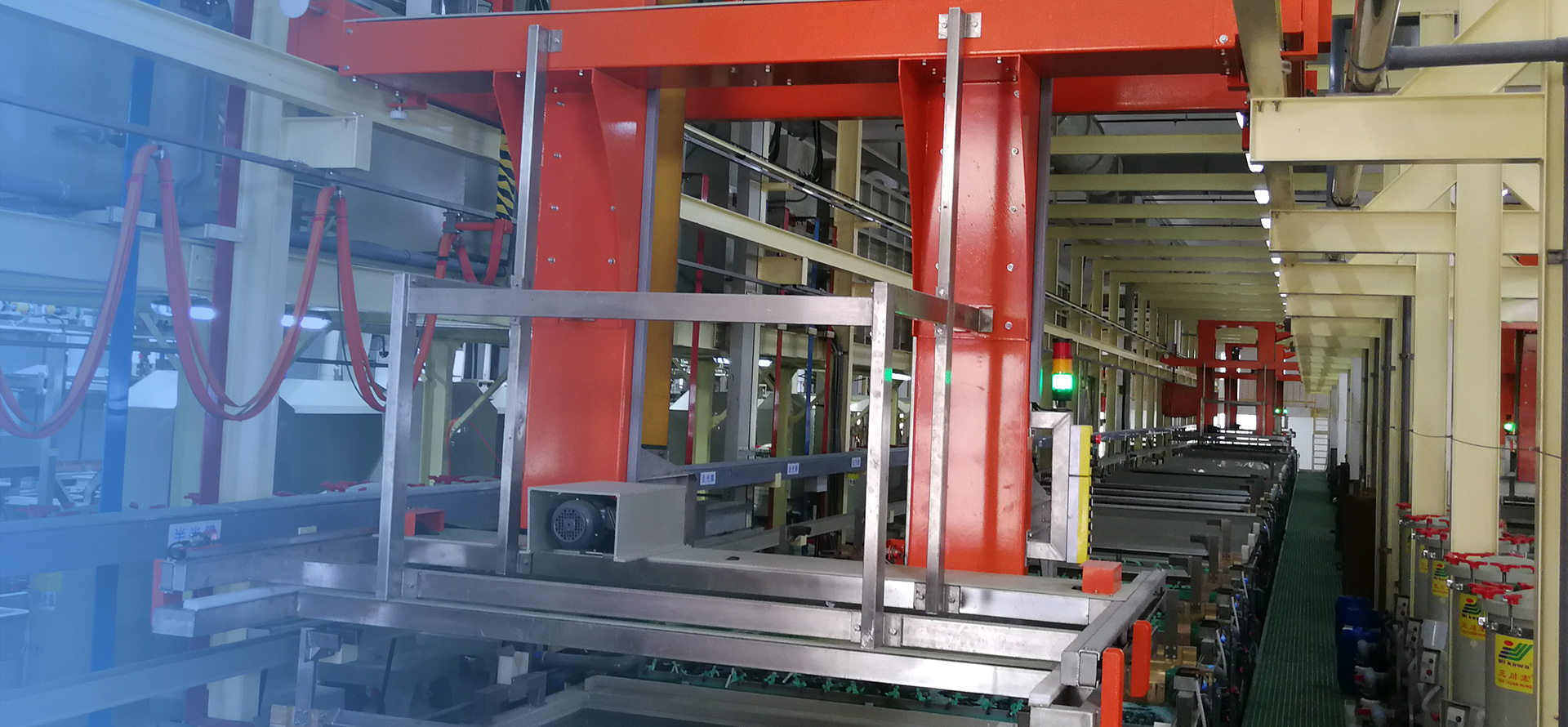 五金龍門式掛鍍生產(chǎn)線